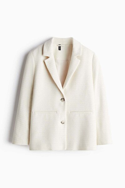 H&M Textured-weave blazer