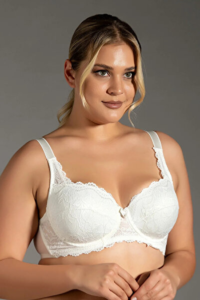 Fily Underwear New Bra Underwire Lace Gather Hollow Bra