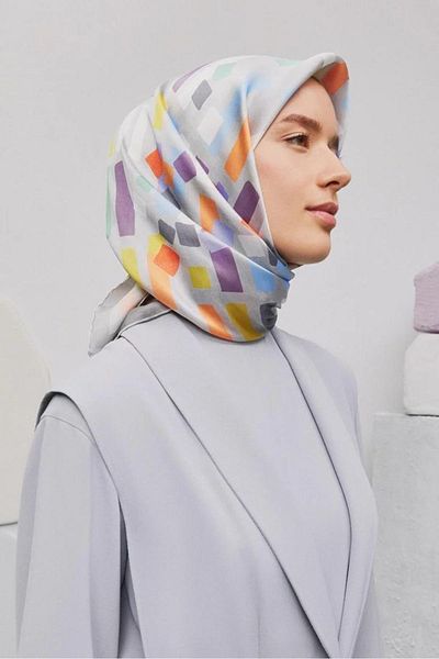 Armine Armi̇ne Twill Silk Scarf 2025 Summer Season 9341D02-06