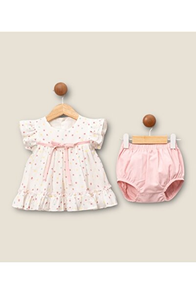 LİTTLE ANGELS Kız Bebek Külotlu Elbise