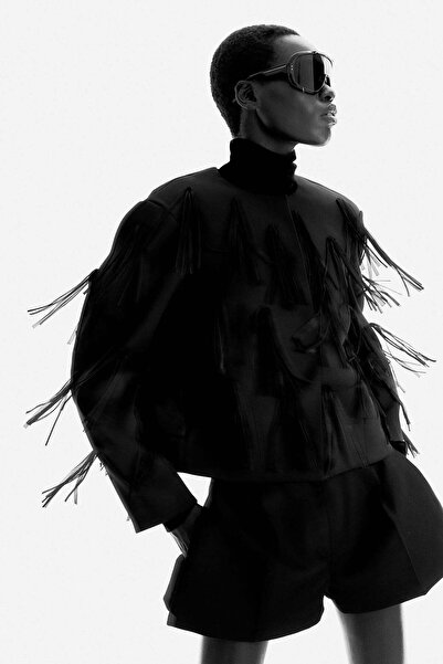 H&M سترة ذات هامش