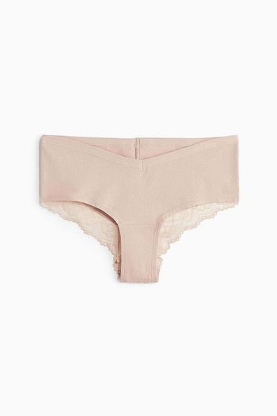 H&M Mama 5-pack Lace-trimmed Cotton Hipster Briefs