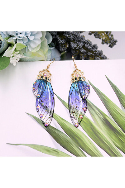 Choice WG00125-03 أقراط جديدة من أنمي قاتل الشياطين، بتصميم أجنحة الفراشة، كي...