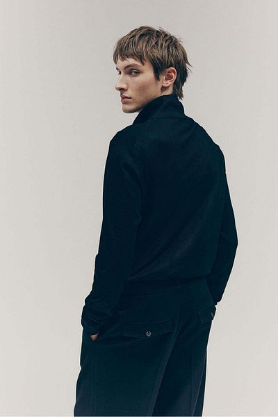 H&M Slim Fit Zip-through Cardigan