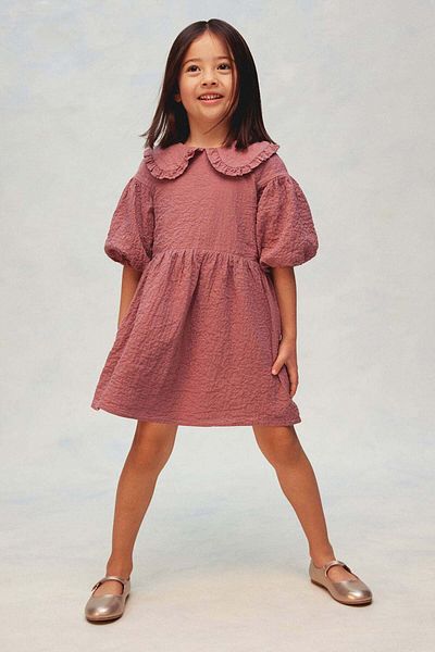 H&M Cotton seersucker dress