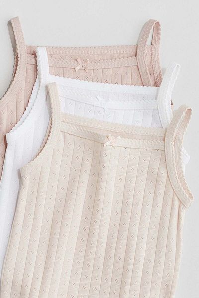 H&M 3-pack Sleeveless Bodysuits
