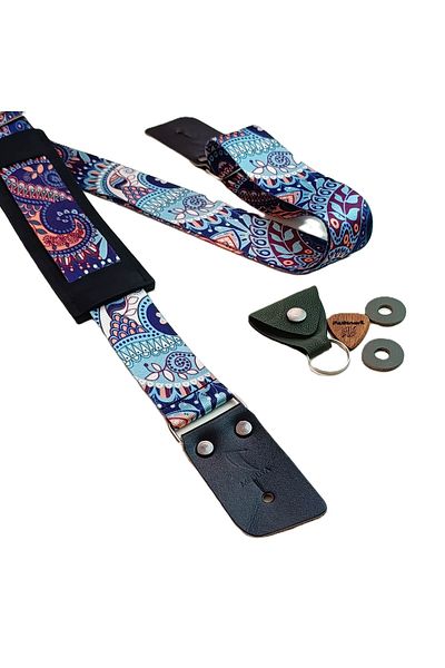 MEDUSA Curve Sr Model Guitar Strap Sword in Wooden Penas