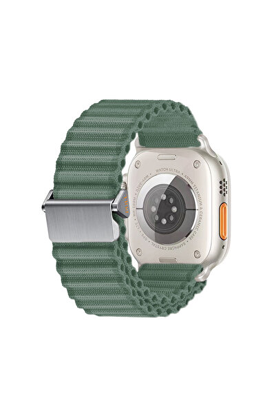 morfide ساعة أبل 44 ملم Zore KRD-123 سلك مضفر من نسيج النايلون