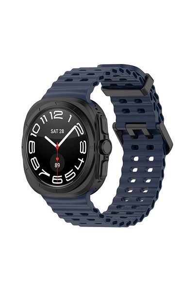 morfide Samsung Galaxy Watch Ultra 47mm Compatible Serrated Silicone Cord