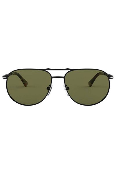 Persol Unisex Black Round Sunglasses PO2455S 10784E