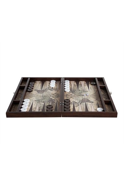 Mudo Home Leather Backgammon - Map Model