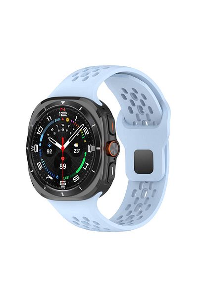 morfide Samsung Galaxy Watch Ultra 47mm Compatible Silicone Cord Designed with Holes