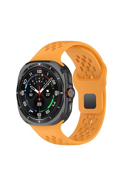morfide Samsung Galaxy Watch Ultra 47mm Compatible Silicone Cord Designed with Holes
