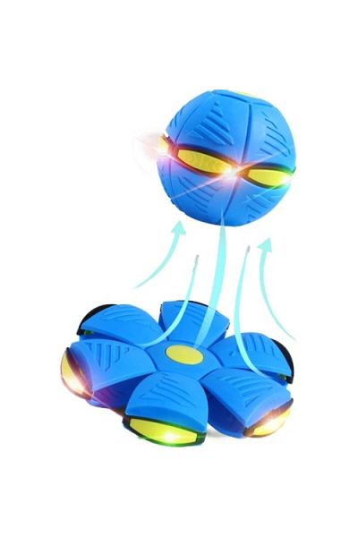 Woody Sofia Lighted Bouncing Frisbee Ball Toy Ball-Shaped Frisbee Bouncing Children's Toy