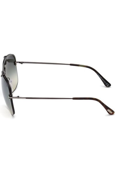 Tom Ford Shelby Dark Silver Unisex Sunglasses FT0620/S 08Q