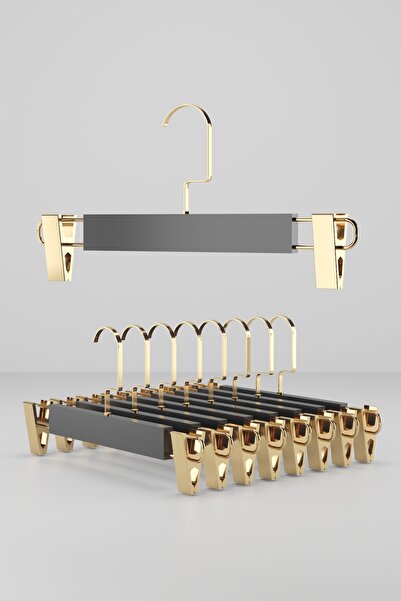 Onouqo Pants Hanger 12 Pieces, Wooden Pegs for Skirts and Clothes 1St Quality Ultra Luxury