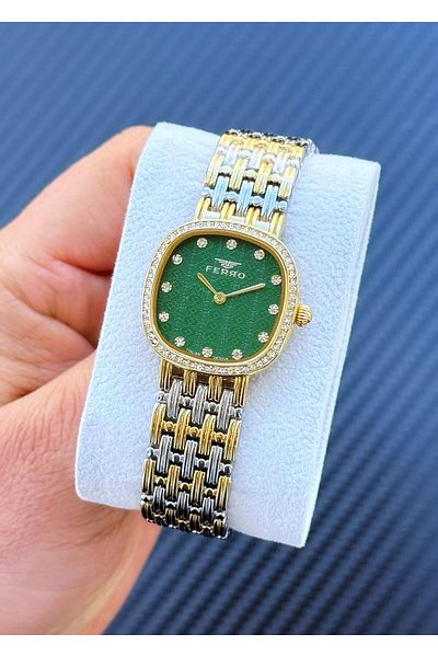FERRO Two Colors Steel Cord Women Wrist Watch Asw123-I1903Fr