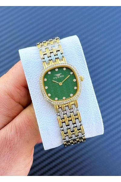 FERRO Two Colors Steel Cord Women Wrist Watch Asw123-I1903Fr