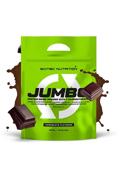 Scitec Jumbo Mass Gainer 6600 Grams (Carb Powder +Weight Gain)
