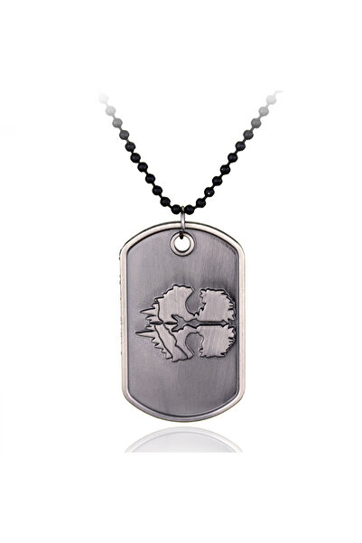 Hot Toys قلادة معدنية على شكل لوحة اسم الجيش من سلسلة N450 Hot Game Call Of D...