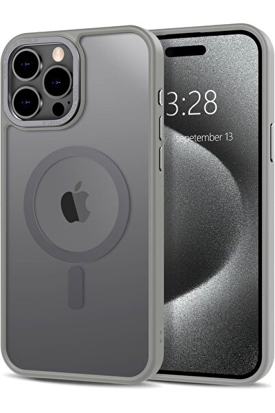 Kipgsm İphone 16 Plus Uyumlu Kılıf Kamera Koruyuculu Magsafe Sarj Destekli Sa...