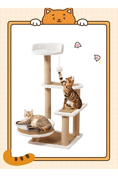 KidLe Cat Tree Cat Jumping Platform Cat House Cat Tower
