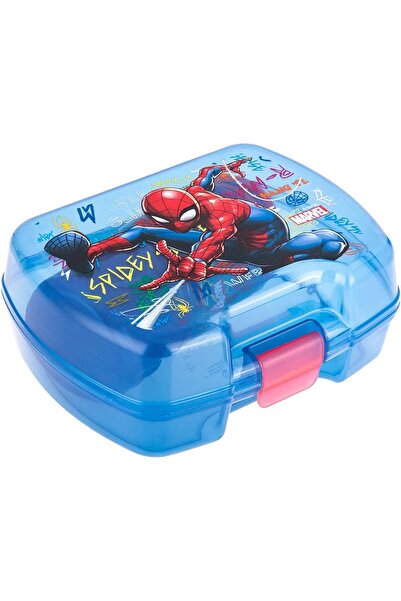 AKDC SPDMN LUNCH BOX W/WATER BOTTLE 14CMX18CMX7CM Blue