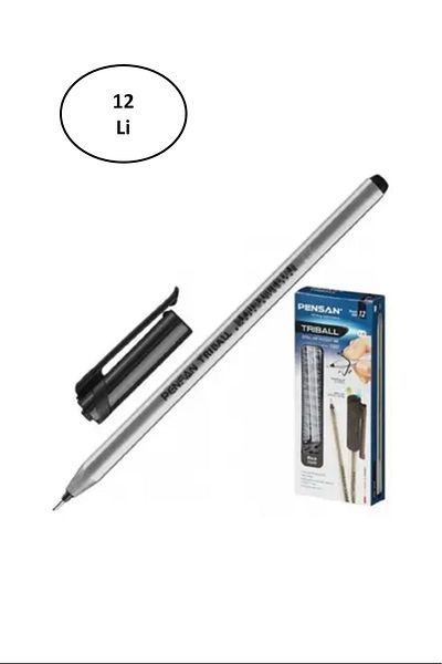 Pensan Pe01003Tksı 1 mm 12-Piece Triball Black