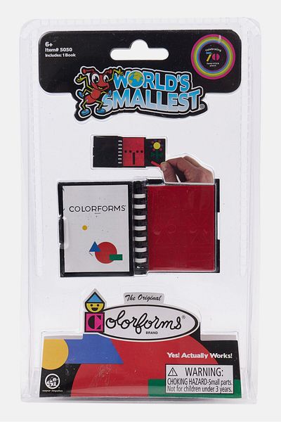 Super Impulse Worlds Smallest Colorforms Creative Play, White
