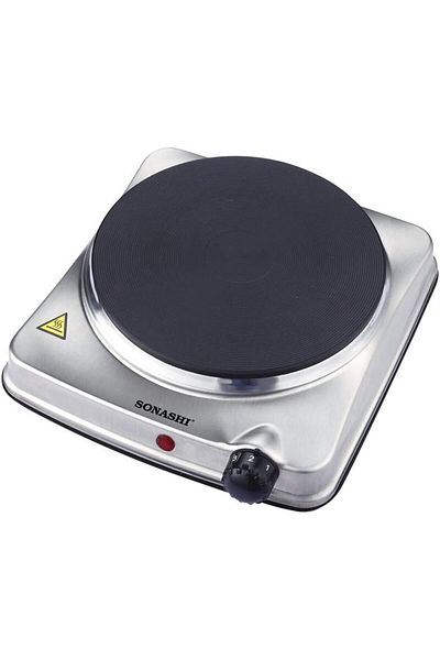 sonashi Single Electric Hot Plate - Silver, SHP 610S