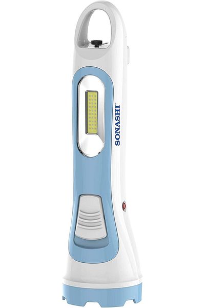 sonashi SPLT-107 Rechargeable LED Torch, Blue