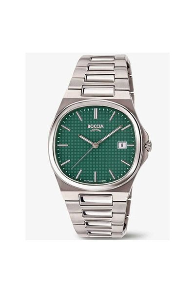 Boccia Mens Watch 3657-03, Quartz, 39mm, 5atm