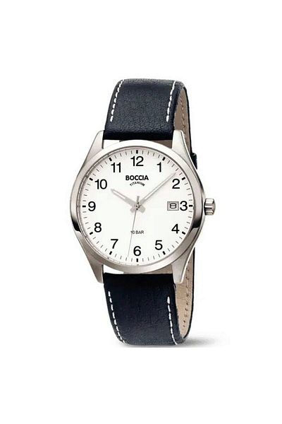 Boccia Mens Watch 3669-01, Quartz, 39mm, 10atm