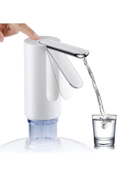 COOYA Foldable Water Dispenser,Generic Gallon Bottle Water Pump,USB Charging,for Home,Office,Outdoo
