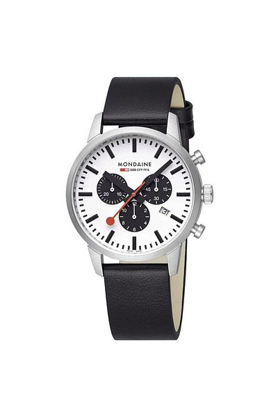 MONDAINE Mens Watch Msd.41410.lbv, Quartz, 41mm, 5atm