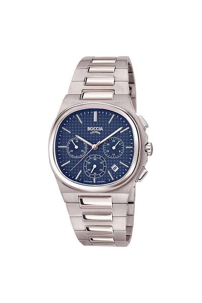 Boccia Mens Watch 3740-01, Quartz, 39mm, 5atm