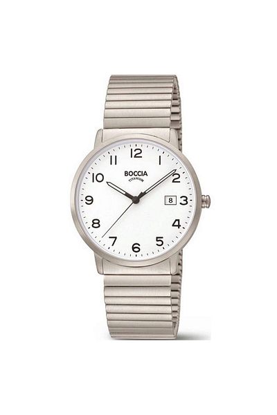 Boccia Ανδρικό ρολόι Boccia 3660-01, Quartz, 39mm, 5ATM