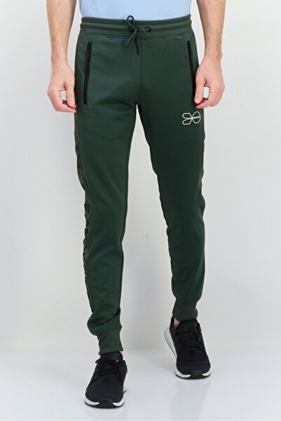 Crosshatch بنطال رياضي مناسب للتدريب للرجال، زيتوني