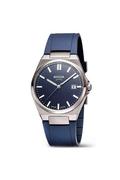 Boccia Mens Watch 3667-01, Quartz, 39mm, 5atm