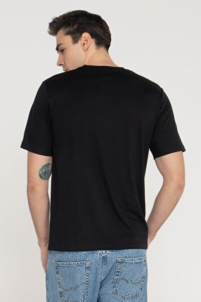 Jack & Jones Ανδρικό μπλουζάκι με λογότυπο στήθους εμπριμέ 100% βαμβάκι - Walk