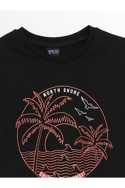 LC Waikiki New Season Crew Neck Boy's T-Shirt - S5Lm18Z4