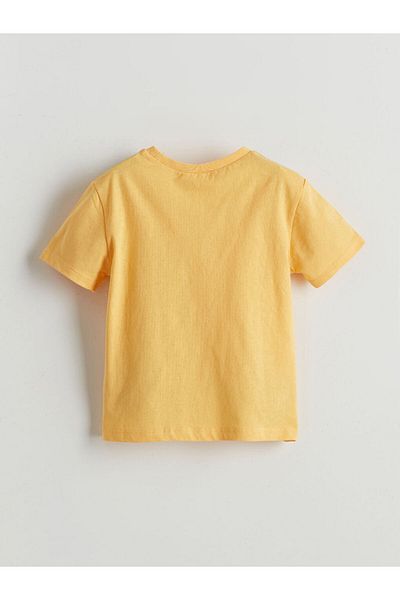 LC Waikiki New Season Crew Neck Printed Boy's T-Shirt - S5K935Z1