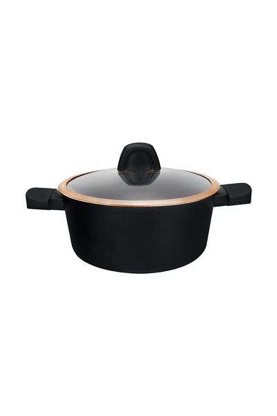 ROYALFORD 24CM Diamond Forged Alu.Casserole/Lid