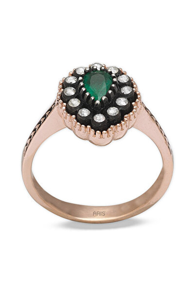 Ariş Damla Kesim Zümrüt Elmas Yüzük