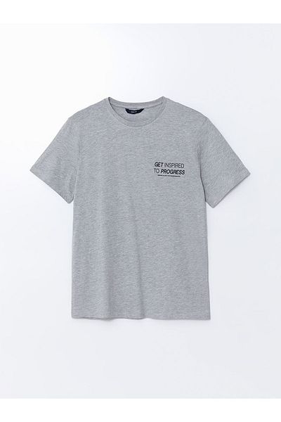 LC Waikiki Ανδρικό Tisort με στάμπα Crew Neck New Season - S5KV25Z8