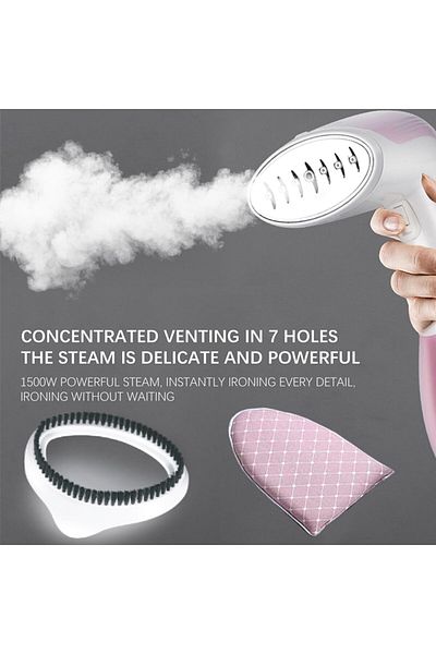 COOYA Steam Iron, 1600W Fast Heat Up, Super Steam Pump, 350ml Capacity, Portable Lightweight