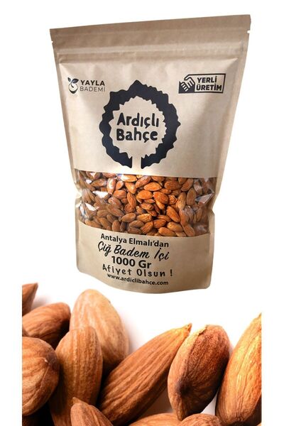 Ardıçlı Bahçe 1 Kg Çiğ Badem Içi Kendi Bahçemizden Yeni Hasat
