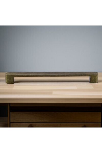 Badem10 Uhud 224 Mm Mobilier din metal galben antic Sertar de bucătărie Dulap dulap capac mâner mâner