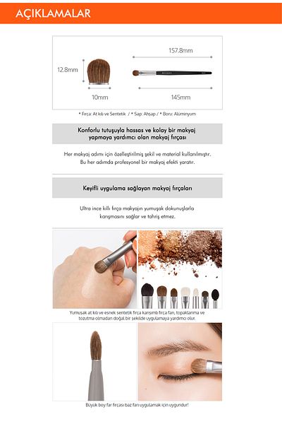 Missha Large Size Eyeshadow Brush Artistool Shadow Brush # 302