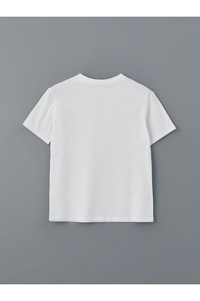 LC Waikiki Tricou de damă cu imprimeu cu decolteu rotund de sezon nou - S5KR10Z8